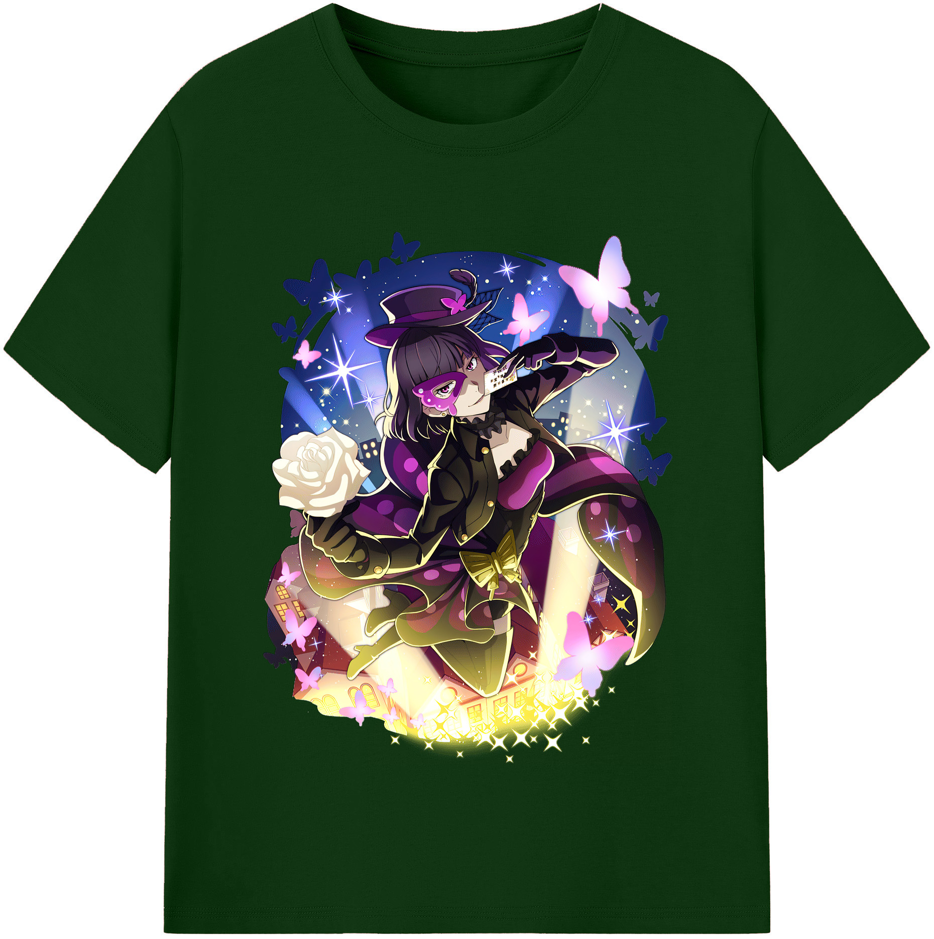 （画像用） 文豪ストレイドッグス Bungo Stray Dogs 綿100％半袖Tシャツ（フロントプリント）